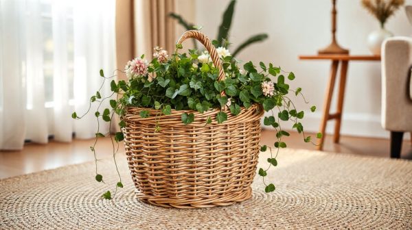 Les tendances déco : le panier en osier, l'indispensable style naturel